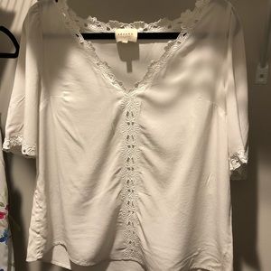 Sezane Ilonie Blouse in Ecru